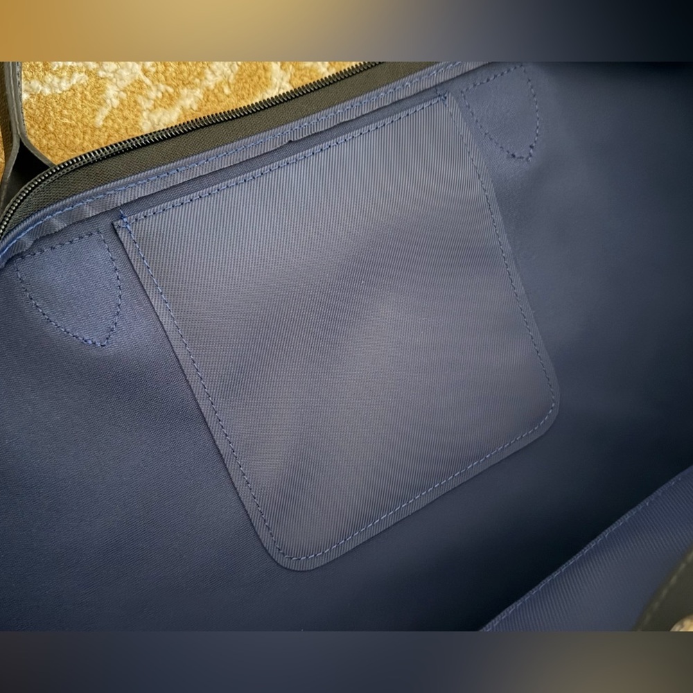 NWT Blue Longchamp Le Pliage Energy ECONYL Travel bag - Recycled canvas - Picture 8 of 14